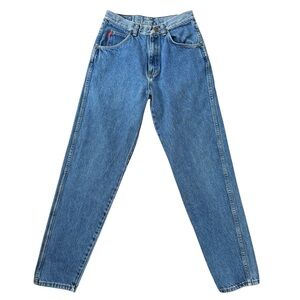 Bugle Boy Denim High Rise Vintage Blue Jeans Size 28x32‎